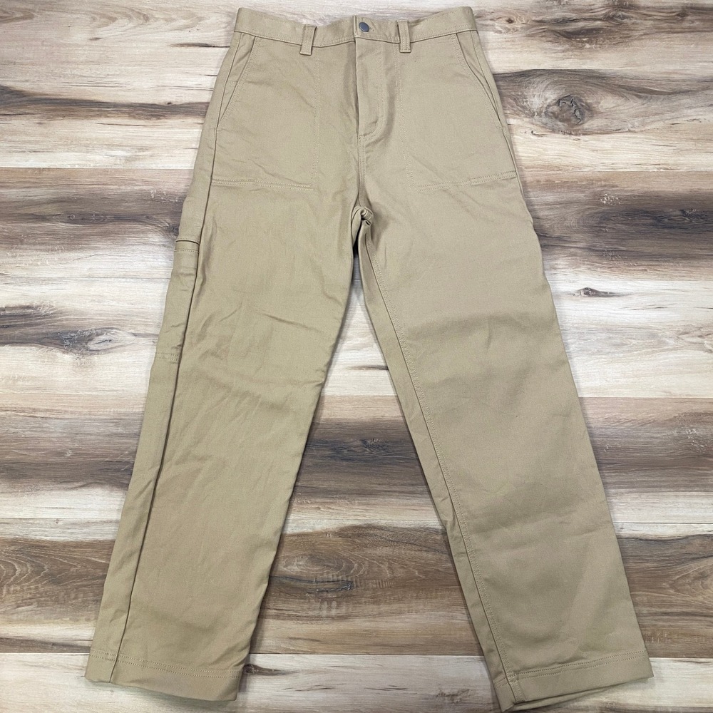 COS Mens EU 46 31x30 Tan Straight Leg Utility Pants Scandinavian Workwear